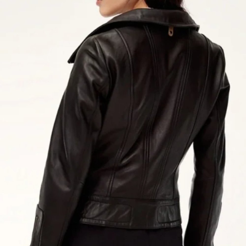 MACKAGE LEATHER RIDER JACKET - Picture 4 of 15